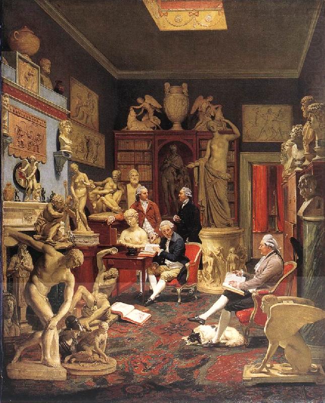 Charles Towneley in his Sculpture Gallery, ZOFFANY  Johann